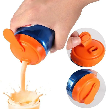Silicone Reusable Can Soda Lids Beverage Pop-top Protective Covers Food Grade Storage Stopper Sealing Bottle Jar Cap Leak-proof