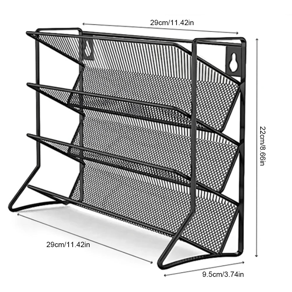 Kitchen Spice Rack 4 Tier Spice Organizer Carbon Steel Wall Shelf without Spice Jars for Cabinet Kitchen Pantry Organizer Shelf