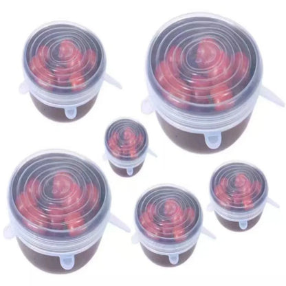 16 Sizes Silicone Stretch Lids Universal Lid Silicone Bowl Pot Lid Silicone Cover Pan Cooking Food Fresh Cover Microwave Cover